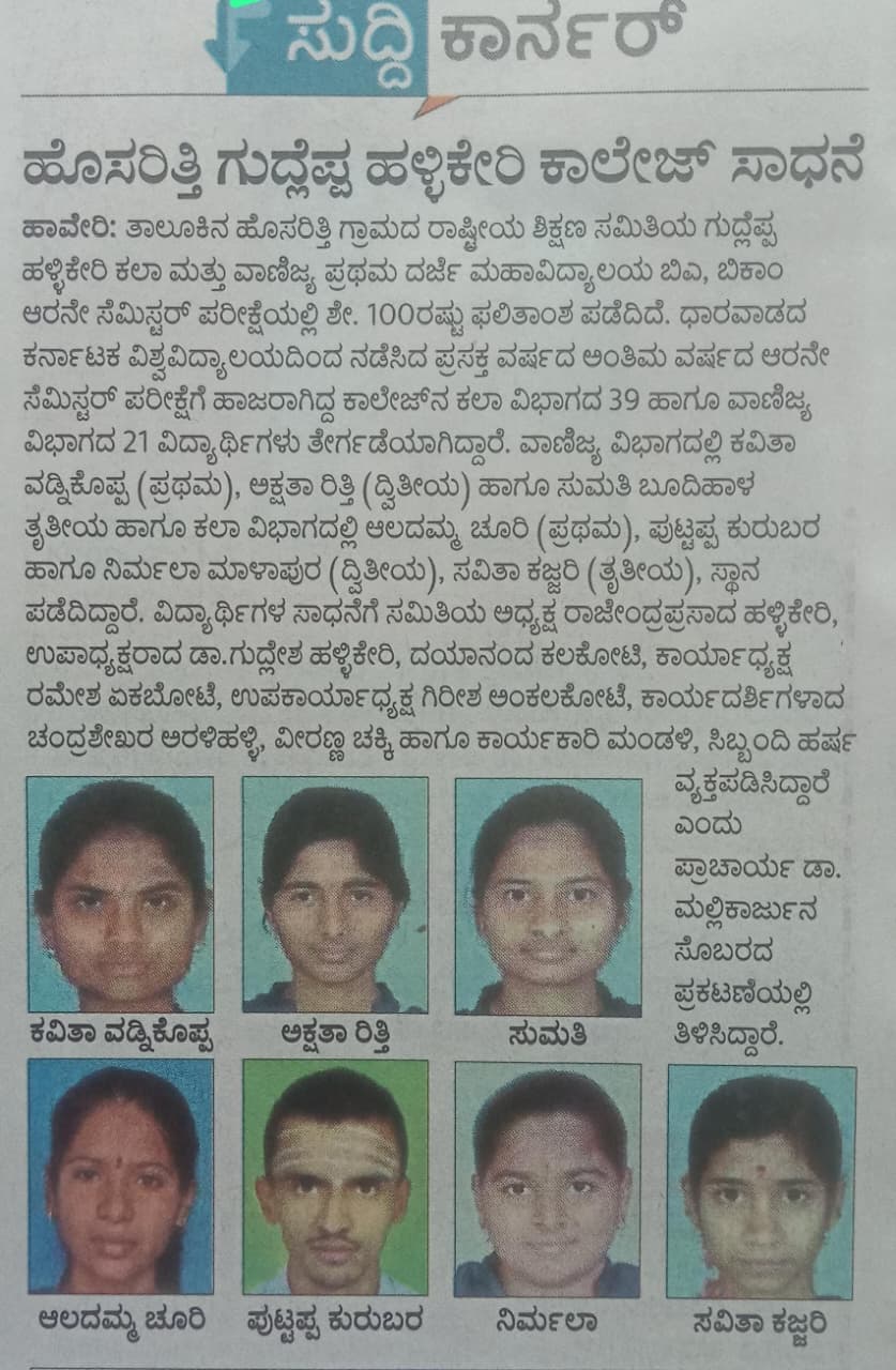 Outstanding 100% Results in BA & B.Com Exams
